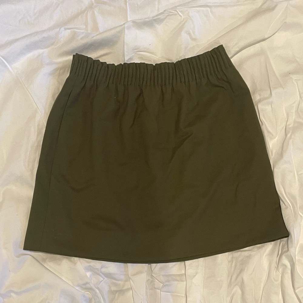 J.Crew elastic waist skirt with pockets size 12